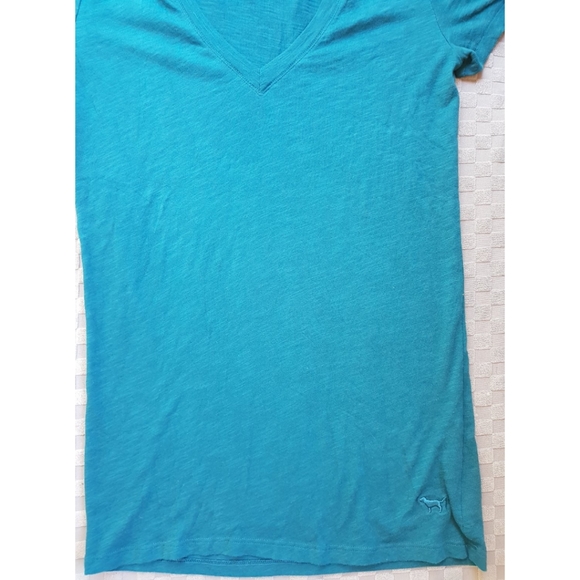 PINK Victoria's Secret Teal Sleepshirt Small - Picture 3 of 11